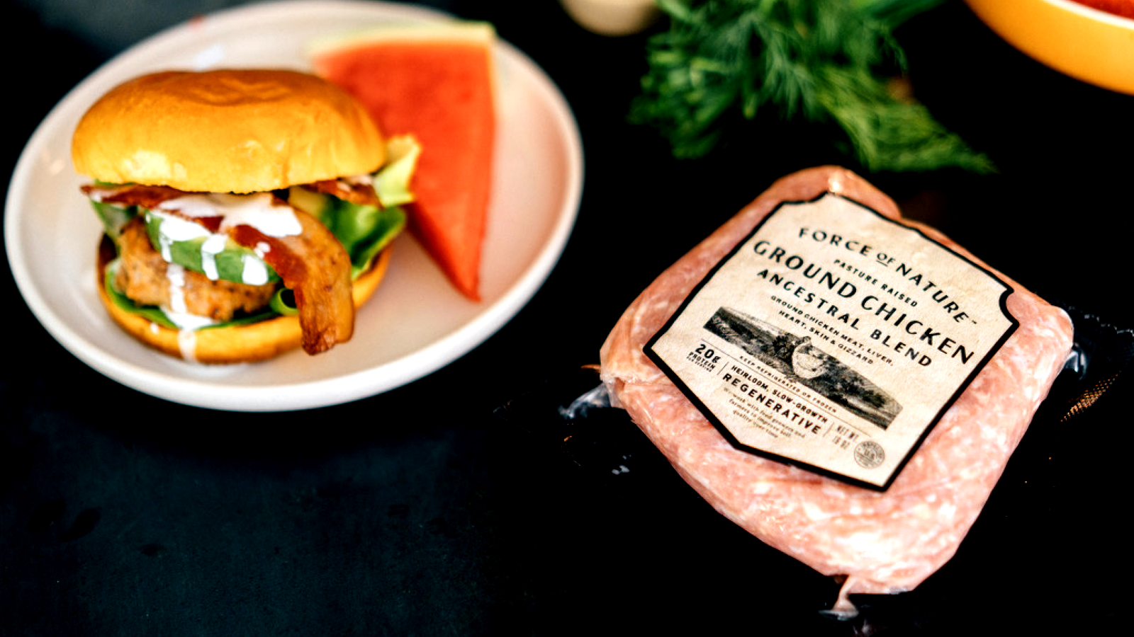 Image of Force of Nature Ancestral Chicken Burgers with FOND Bone Broth Ranch